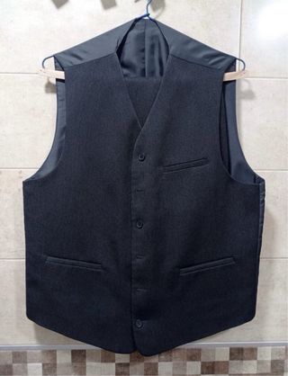 Traje de hombre gris