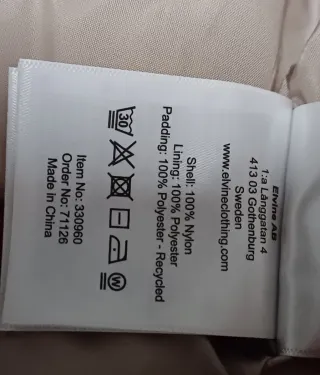 Abrigo Elvine impermeable y cortavientos