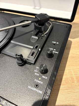 Tocadiscos Maleta Retro Trynnay Bluetooth Negro