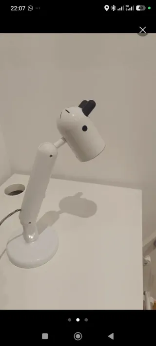 Lámpara Kruss Ikea Blanca