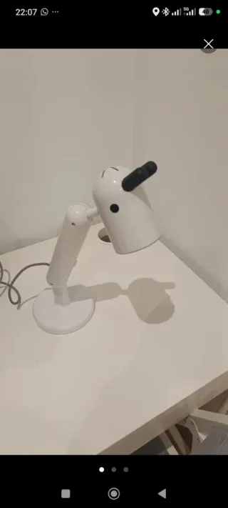 Lámpara Kruss Ikea Blanca