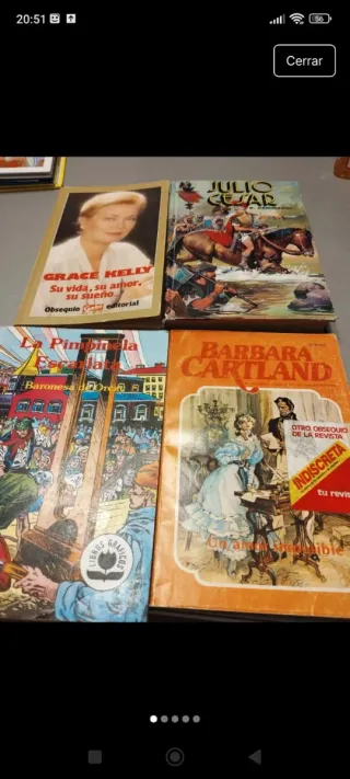 Lote 4 novelas romántica aventura histórica