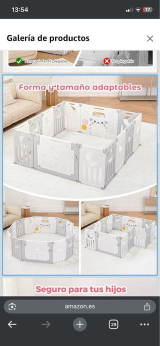 Parque infantil para bebés