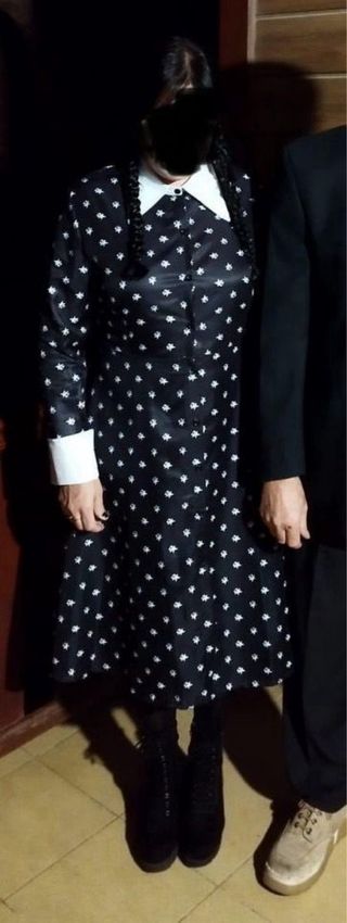 Disfraz Miércoles Addams Talla Única
