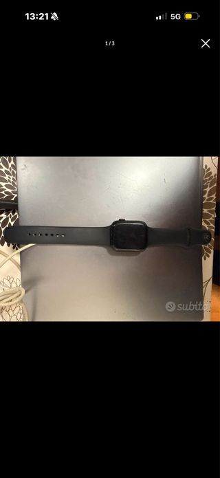 Apple Watch S.9 45mm Nero/Argento Trattabile