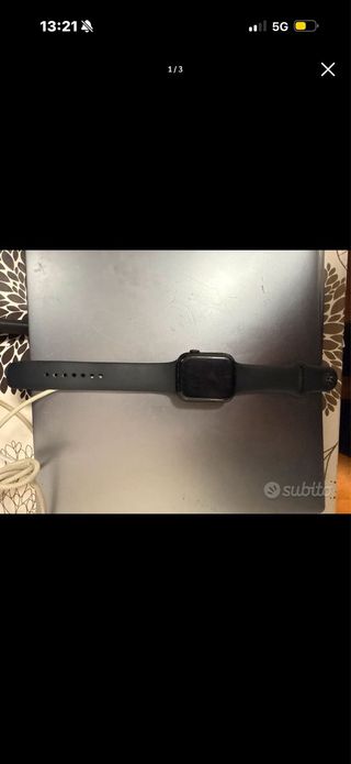 Apple Watch S.9 45mm Nero/Argento Trattabile