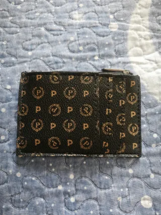 Portacarte Pollini Nuovo Nero Oro