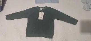 Jersey Zara niño verde talla X