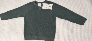 Jersey Zara niño verde talla X