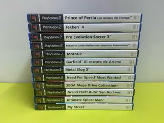 12 Cajas PlayStation 2