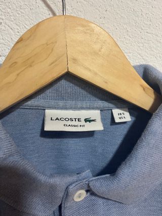 Polo Lacoste Azul Celeste