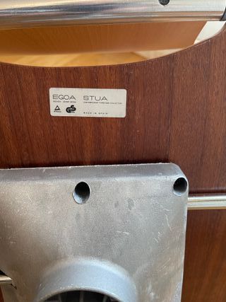 Silla EGOA Fresno Natural con Ruedas