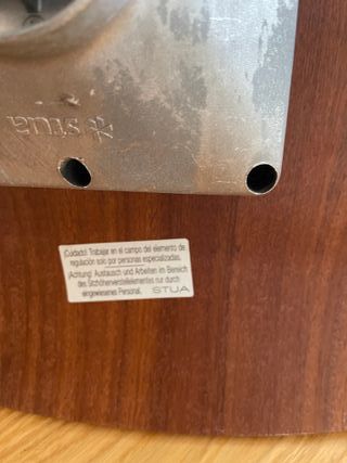 Silla EGOA Fresno Natural con Ruedas