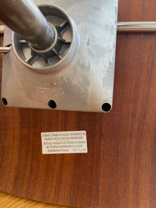 Silla EGOA Fresno Natural con Ruedas