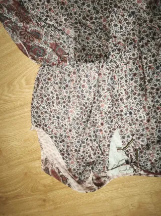 Vestido largo estampado talla L