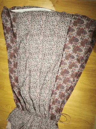 Vestido largo estampado talla L