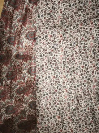 Vestido largo estampado talla L