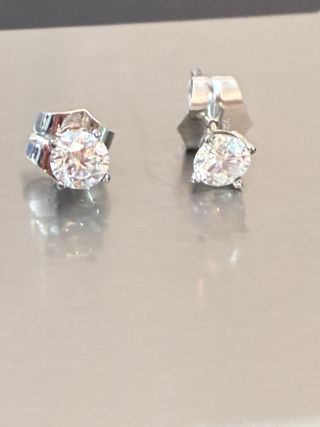 Pendientes Oro 18k Diamantes Naturales 0.62 Ct