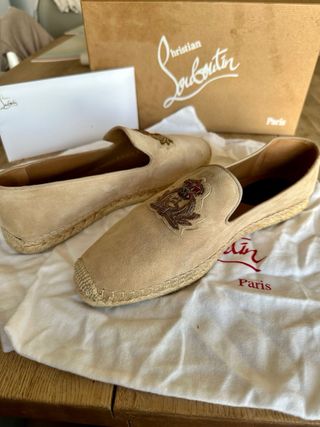 Alpargatas Christian Louboutin Beige