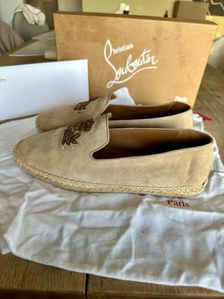 Alpargatas Christian Louboutin Beige