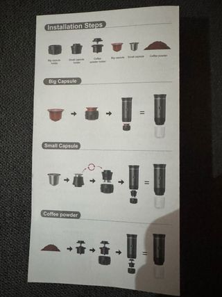 Cafetera Portátil Multicápsula