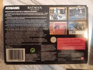 Batman Returns SNES Super Nintendo Konami