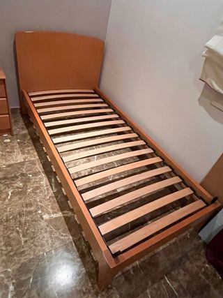 Somier de madera individual