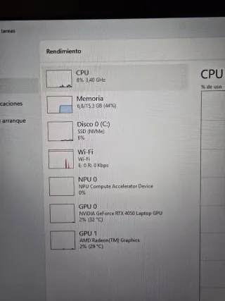 HP Victus 16-s0004ns 144hz Ryzen 7840HS 4050 RTX