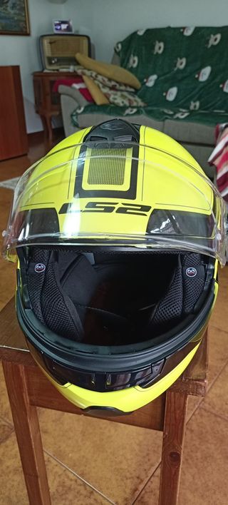 Casco Moto Apribile LS2 Giallo