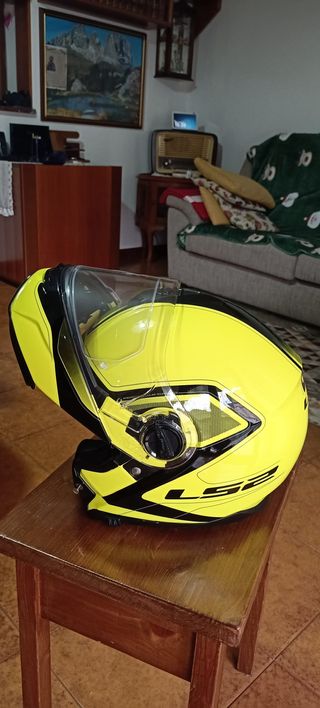 Casco Moto Apribile LS2 Giallo