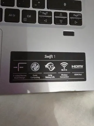 Acer Swift 1 - PC Portatile Argento