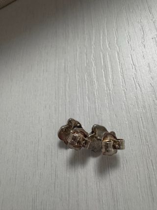 Pendientes Oso Azul Plata