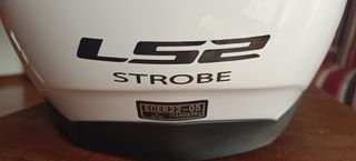 Casco moto apribile bianco