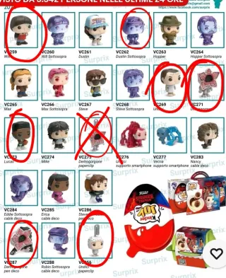 Kinder Joy Funko Pop Stranger Things