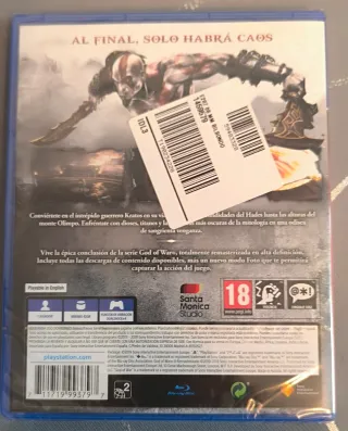🇪🇸 PRECINTADO God of War III Remasterizado PS 4