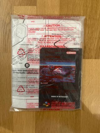 Istruzioni originali Super Nintendo