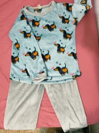 Pijama Ale Hop Perros Dachshund Azul