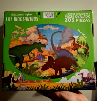 Puzle Los Dinosaurios Sassi Science 205 Piezas