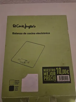 Balanza de cocina electrónica El Corte Inglés