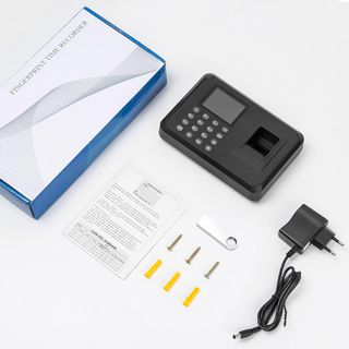 Control horario huellas dactilar con USB