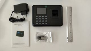 Control horario huellas dactilar con USB