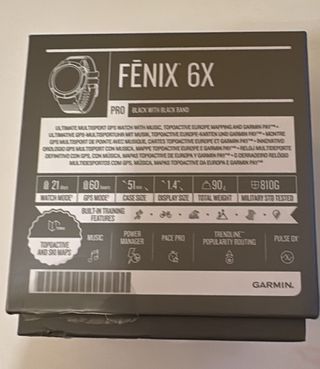 Garmin Fenix 6x Smartwatch Nero/Argento