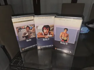 Pack 3 Películas Rocky VHS (Español)