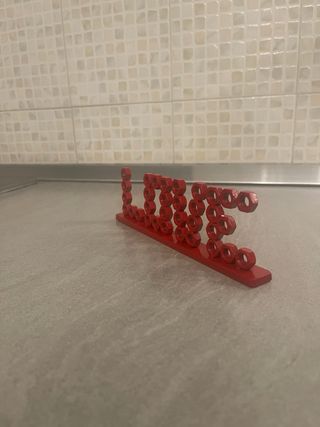 Decorazione LOVE in acciaio inox