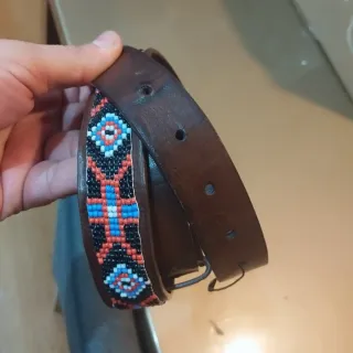 Cinturón Zara Cuero Multicolor