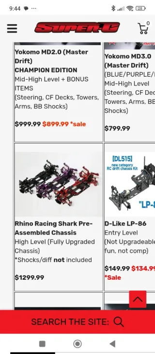 Coche radiocontrol drift Rino Max