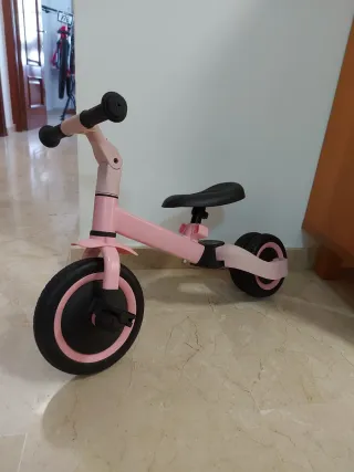 Triciclo Multifuncional 4 en 1 Rosa
