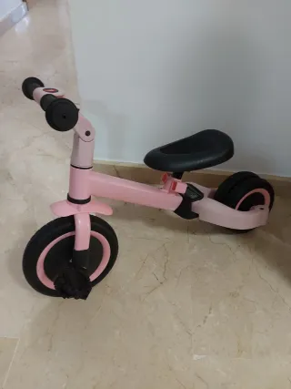 Triciclo Multifuncional 4 en 1 Rosa
