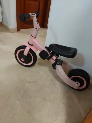 Triciclo Multifuncional 4 en 1 Rosa
