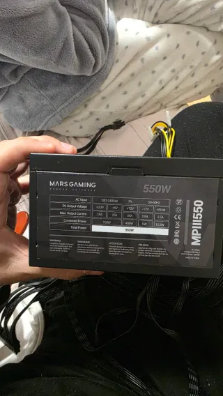 Fuente Alimentación Mars Gaming MPIII550 550W